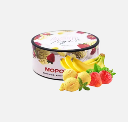 Табак 420 light Бананово-клубничное мороженное (100 грамм)