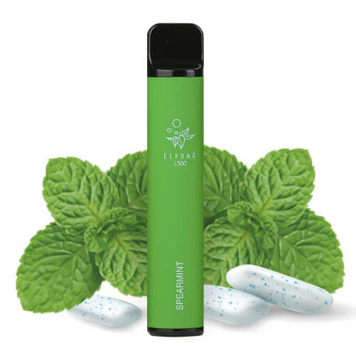 Elf bar 1500 Spearmint (Мятная жвачка) Elf Bar 1500 Mint (Мята)