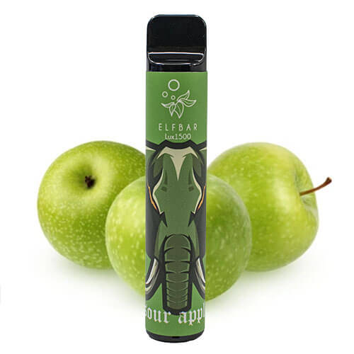 Elf bar lux 1500 Sour apple (Кислое яблоко) Elf bar lux 1500 Sour apple (Кислое яблоко)
