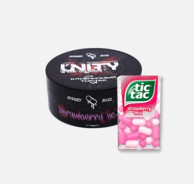 Табак Unity 2.0 Strawberry tic-tac (Клубничный тик-так, 100 грамм)