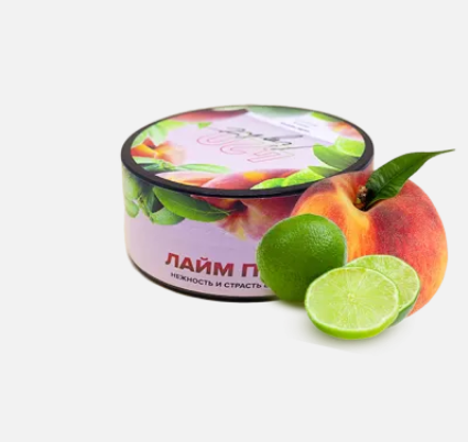 Табак 420 light Лайм персик (100 грамм)