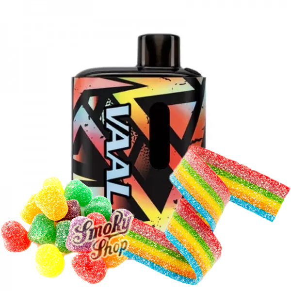 Одноразовая электронная сигарета VAAL E5000 Rainbow sugar (Мармелад в сахаре) Одноразовая электронная сигарета VAAL E5000 Rainbow sugar (Мармелад в сахаре)