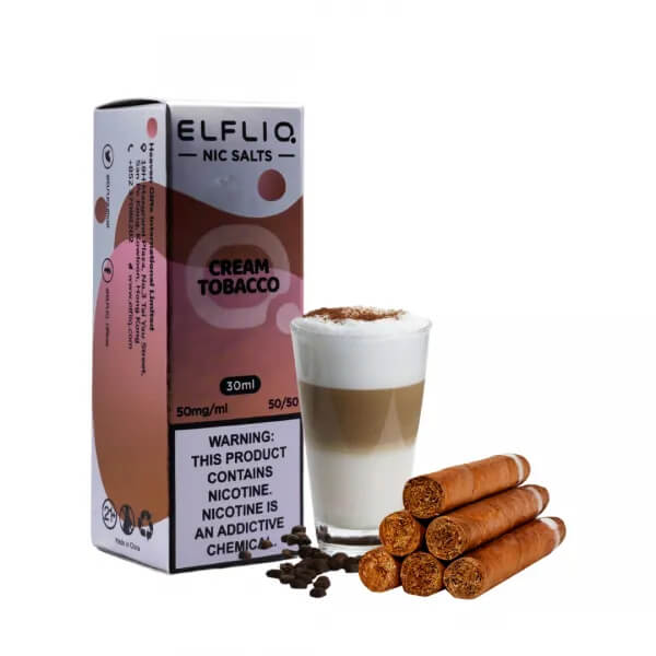 Жидкость для электронных сигарет ELFLIQ Cream tobacco (Крем табак, 30 мл) Жидкость для электронных сигарет ELFLIQ Cream tobacco (Крем табак, 30 мл)