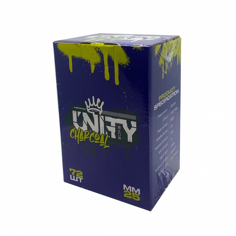 Кокосовый уголь Unity (72 шт) Кокосовый уголь Unity (72 шт)