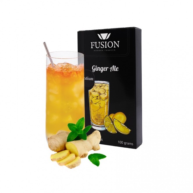 Табак Fusion Medium Ginger Ale (Имбирный Эль, 100 г) Табак Fusion Medium Ginger Ale (Имбирный Эль, 100 г)