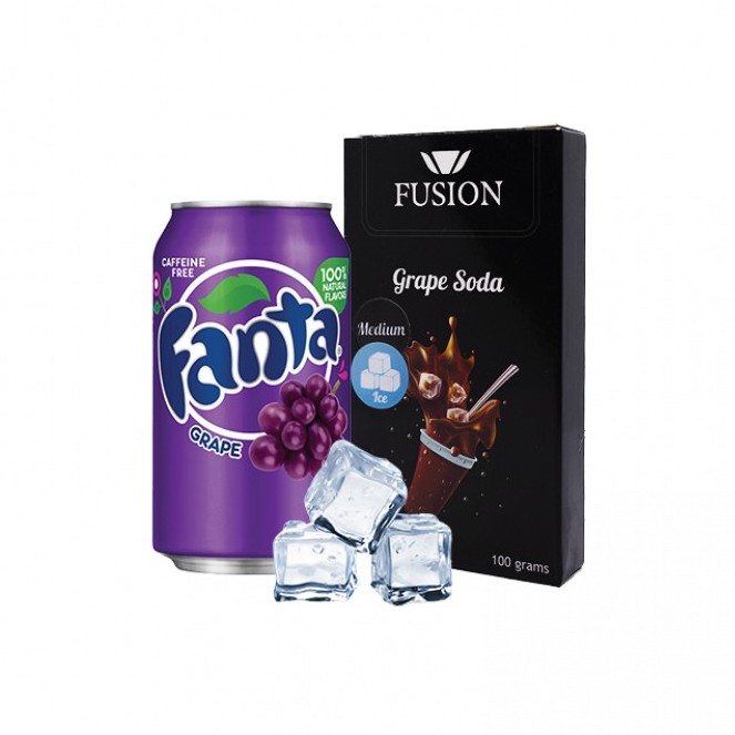 Табак Fusion Medium Ice Grape Soda (Ледяная Виноградная Сода, 100 г) Табак Fusion Medium Ice Grape Soda (Ледяная Виноградная Сода, 100 г)
