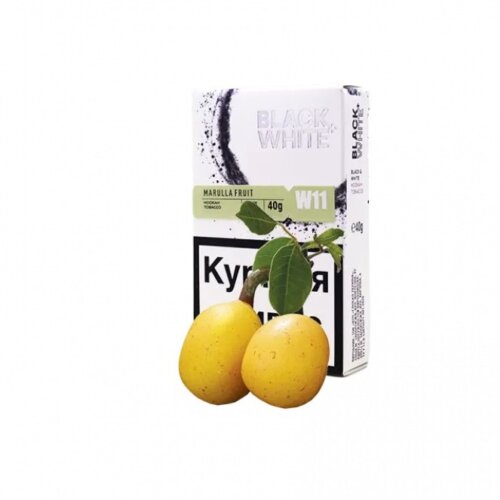 Табак Black&White Marrula fruit (Арбуз, марула, сливки/крем, цитрусовые, 40 г)