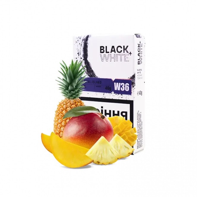 9885-800x800product_popup Табак Black&White Tropical Island (Мультифрукт, 40 г)