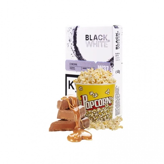 9886-800x800product_popup Табак Black&White Cinema (Карамель, попкорн, 40 г)