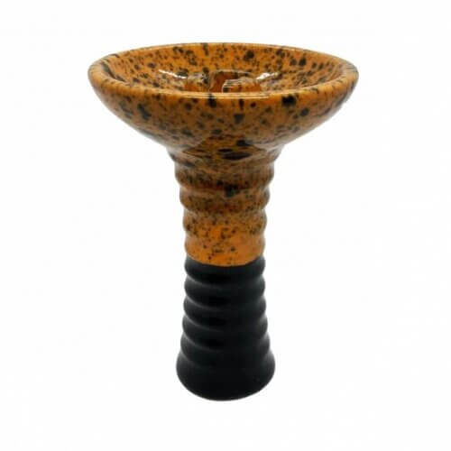 Чаша для кальяна GrynBowls Reptile Black Orange (чёрный с оранжевым)