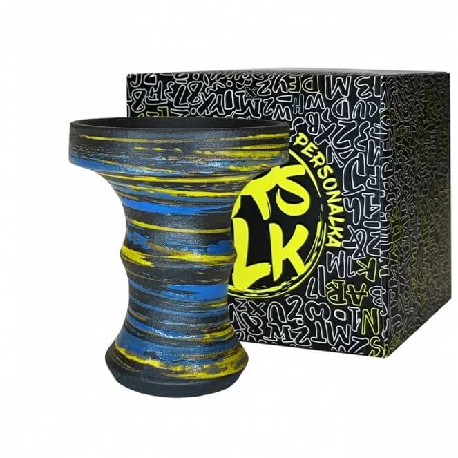 Чаша для кальяна Personalka Bowl Blue Yellow Чаша для кальяна Personalka Bowl Blue Yellow
