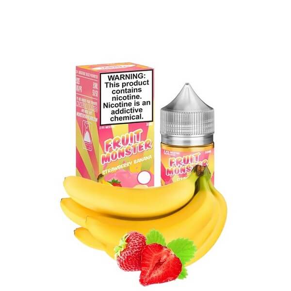 Жидкость Fruit Monster salt Strawberry Banana (Банан, Клубника, 30 мл) Жидкость Fruit Monster salt Strawberry Banana (Банан, Клубника, 30 мл)