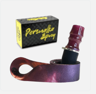 Персональный мундштук Personalka Epoxy Sakura (Красный)