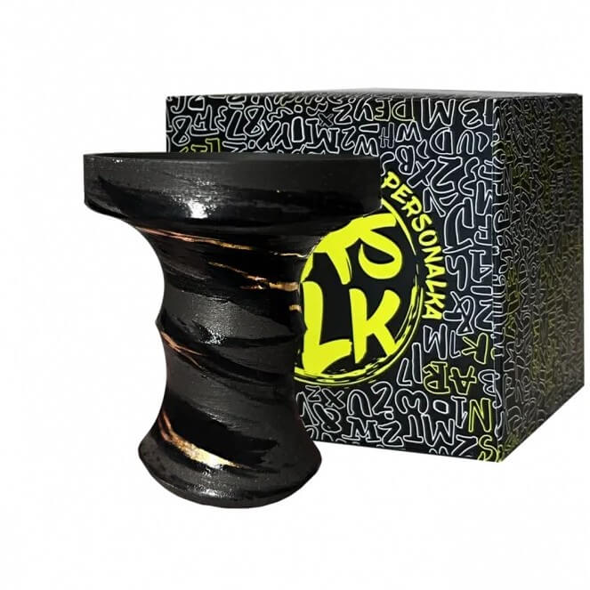 Чаша для кальяна Personalka Bowl Gold Black Чаша для кальяна Personalka Bowl Gold Black