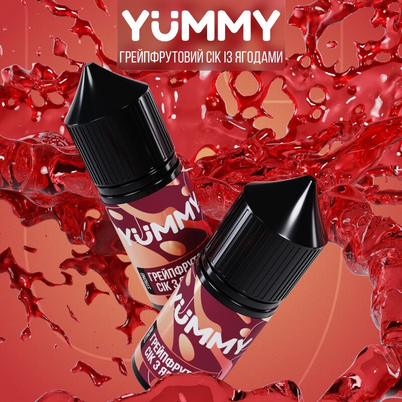 Жидкость YUMMY Грейпфрутовый сок с ягодами (30 мл) Жидкость YUMMY Грейпфрутовый сок с ягодами (30 мл)