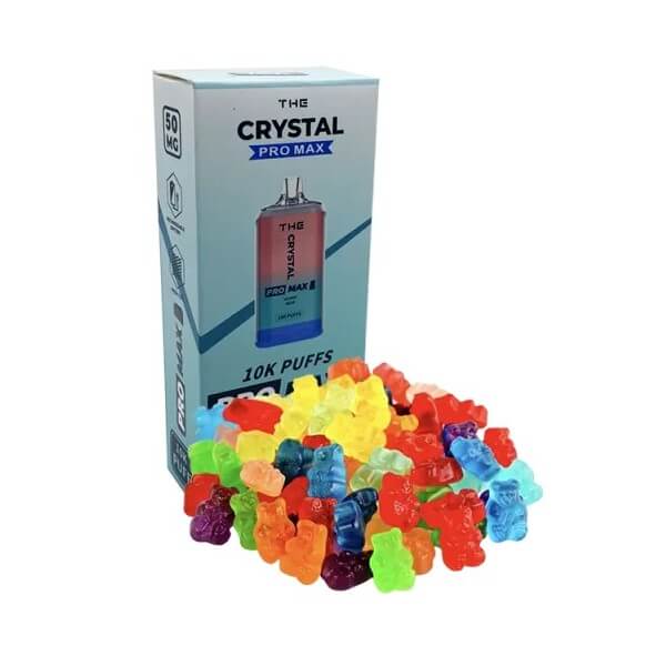 The Crystal Pro Max Gummy bear (Желейки, 10000 затяжек) The Crystal Pro Max Gummy bear (Желейки, 10000 затяжек)