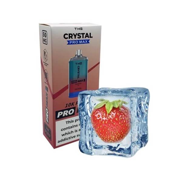 The Crystal Pro Max Strawberry ice (Клубника, Лед, 10000 затяжек) The Crystal Pro Max Strawberry ice (Клубника, Лед, 10000 затяжек)