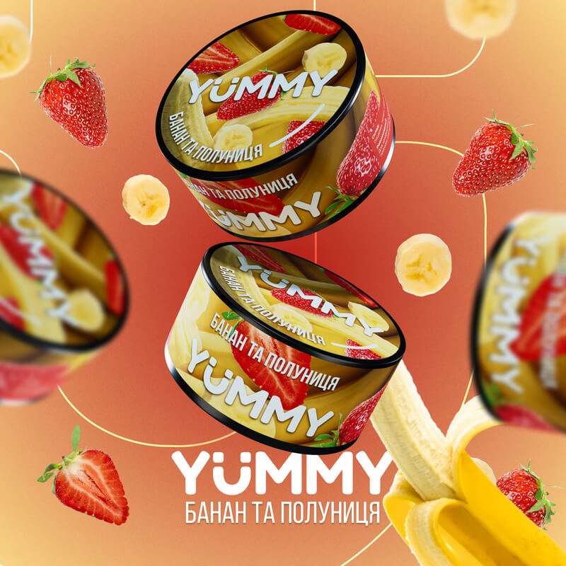 Табак Yummy (Банан и клубника, 100 г) Табак Yummy (Банан и клубника, 100 г)