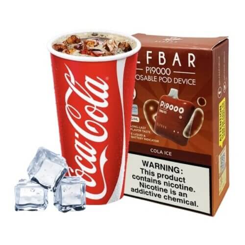 Elf Bar Pi9000 Cola ice (Кола, Лёд) Одноразовый POD