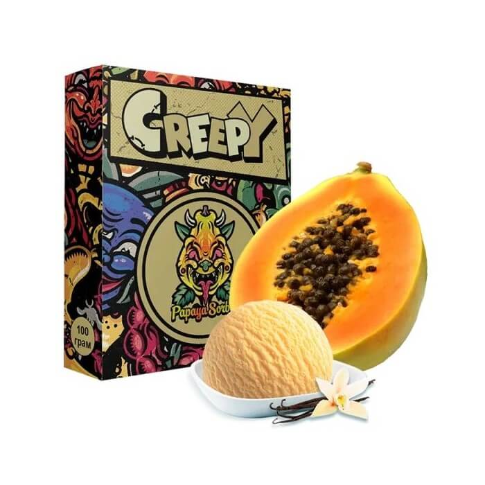 Табак Creepy Papaya Sorbet (Папайя, Сорбет, 100 г) Табак Creepy Papaya Sorbet (Папайя, Сорбет, 100 г)