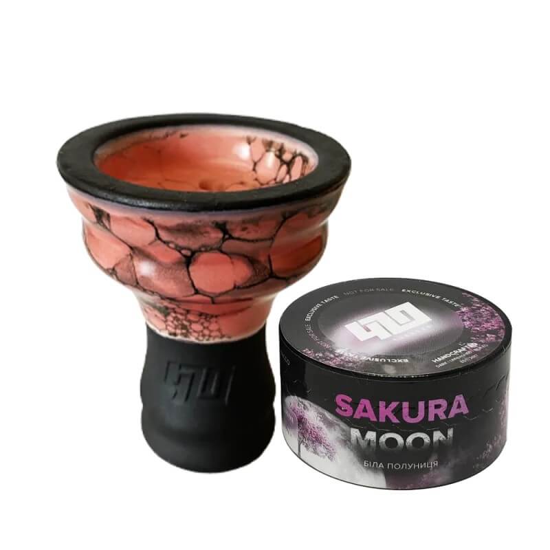 Глиняная чаша 420 (розовая) + табак Sakura Moon (25 г) Глиняная чаша 420 (розовая) + табак Sakura Moon (25 г)