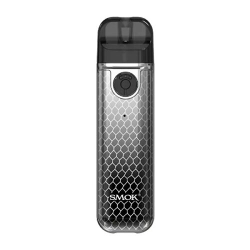 Многоразовая POD-СИСТЕМА Smok Novo 4 Mini 900 Silver Black Cobra (Серебристо-Черный, с картриджем)