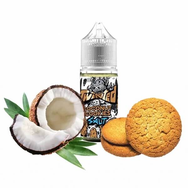 Жидкость Twisted salt Coconut Cookie (Кокосовое печенье, 30 мл) Жидкость Twisted salt Coconut Cookie (Кокосовое печенье, 30 мл)