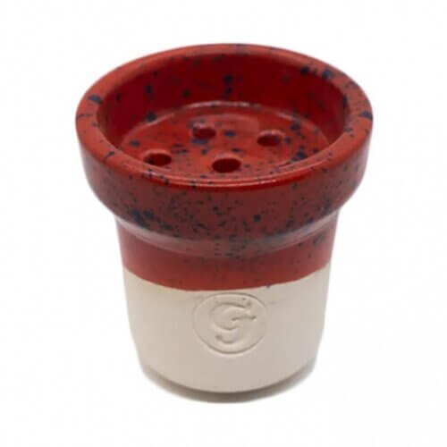 Чаша для кальяна GrynBowls Accent White Red (Красный)