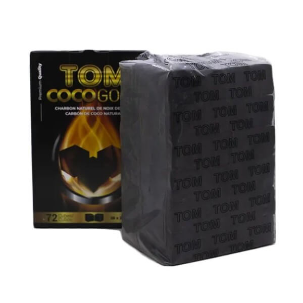 Кокосовый уголь Tom Cococha Gold (72 шт, без коробки) Кокосовый уголь Tom Cococha Gold (72 шт, без коробки)