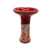 Чаша для кальяна 2x2 Medium Red and white mramor (Белый, Красный)