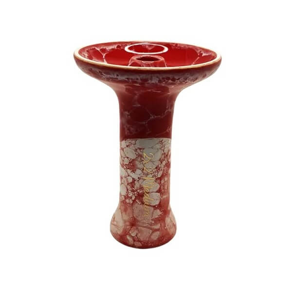 Чаша для кальяна 2x2 Medium Red and white mramor (Белый, Красный) Чаша для кальяна 2x2 Medium Red and white mramor (Белый, Красный)