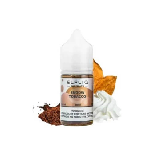 Жидкость ELFLIQ Snoow Tobacco (Сливки, Табак, 30 мл)