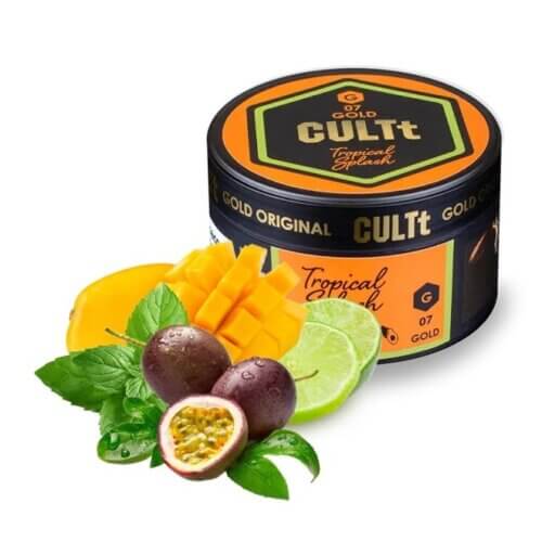 Табак CULTt Light G07 (Манго, Маракуйя, Лайм, Мята, 100 г)