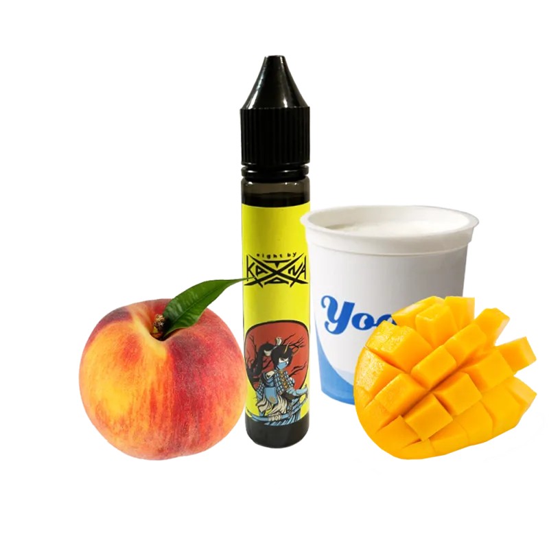Жидкость Katana Peach Mango Yakult (Персик, Манго, Якульт, 30 мл) Жидкость Katana Peach Mango Yakult (Персик, Манго, Якульт, 30 мл)