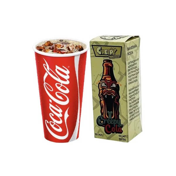 Жидкость Creepy Cola (Кола, 30 мл) Жидкость Creepy Cola (Кола, 30 мл)
