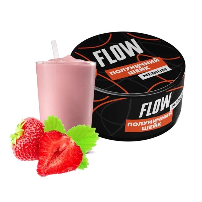 Табак Flow Клубничный шейк (100 г) Табак Flow Клубничный шейк (100 г)