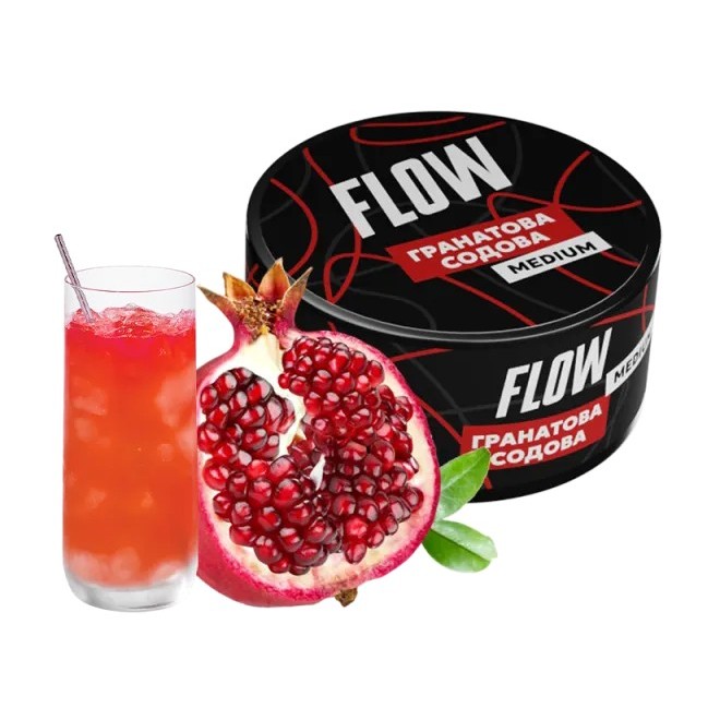 Табак Flow Гранатовая содовая (100 г) Табак Flow Гранатовая содовая (100 г)