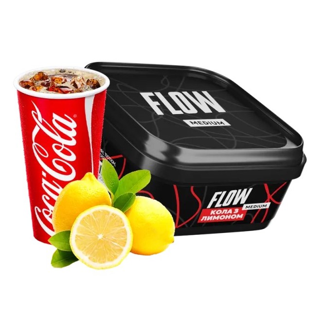 Табак Flow Кола с лимоном (250 г) Табак Flow Кола с лимоном (250 г)