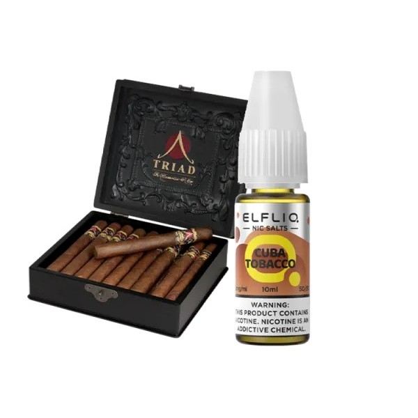 Жидкость ELFLIQ Cuba Tobacco (Кубинский Табак, 10 мл) Жидкость ELFLIQ Cuba Tobacco (Кубинский Табак, 10 мл)