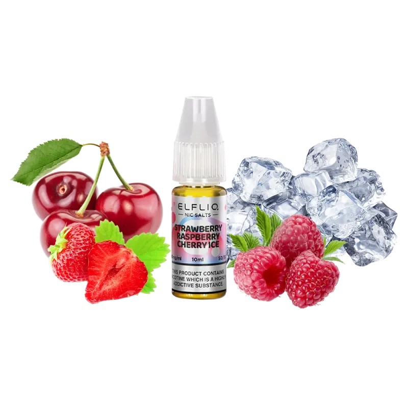 Жидкость ELFLIQ Strawberry Raspberry Cherry Ice (Клубника, Малина, Вишня, Лед, 10 мл) Жидкость ELFLIQ Strawberry Raspberry Cherry Ice (Клубника, Малина, Вишня, Лед, 10 мл)