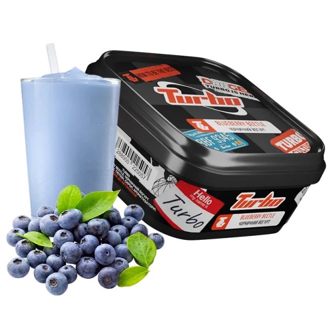 Табак Turbo Blueberry Beetle (Черничный йогурт, 250 г) Табак Turbo Blueberry Beetle (Черничный йогурт, 250 г)