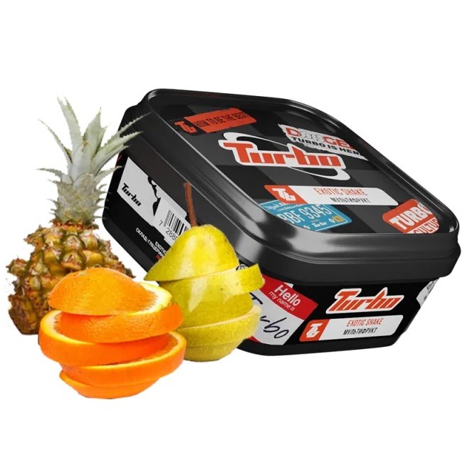 Табак Turbo Exotic Shake (Мультифрукт, 250 г) Табак Turbo Exotic Shake (Мультифрукт, 250 г)