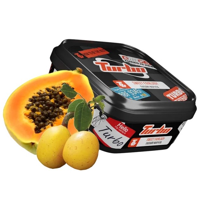 Табак Turbo Sweet Fairlady (Папайя, Марула, 250 г) Табак Turbo Sweet Fairlady (Папайя, Марула, 250 г)