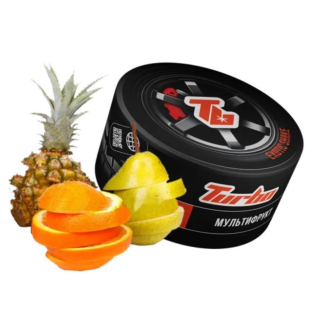 Табак Turbo Exotic Shake (Мультифрукт, 100 г) Табак Turbo Exotic Shake (Мультифрукт, 100 г)