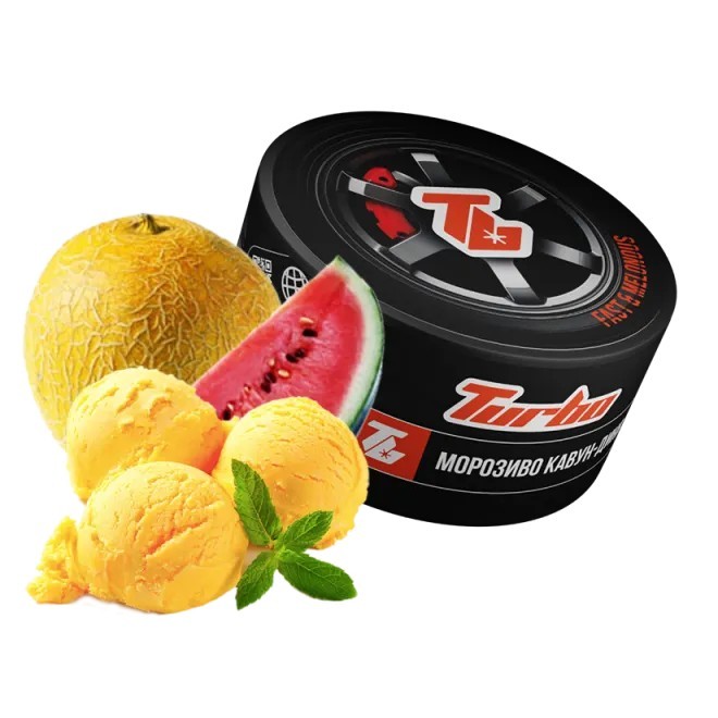 Табак Turbo Fast & Melonous (Мороженое, Арбуз, Дыня, 100 г) Табак Turbo Fast & Melonous (Мороженое, Арбуз, Дыня, 100 г)