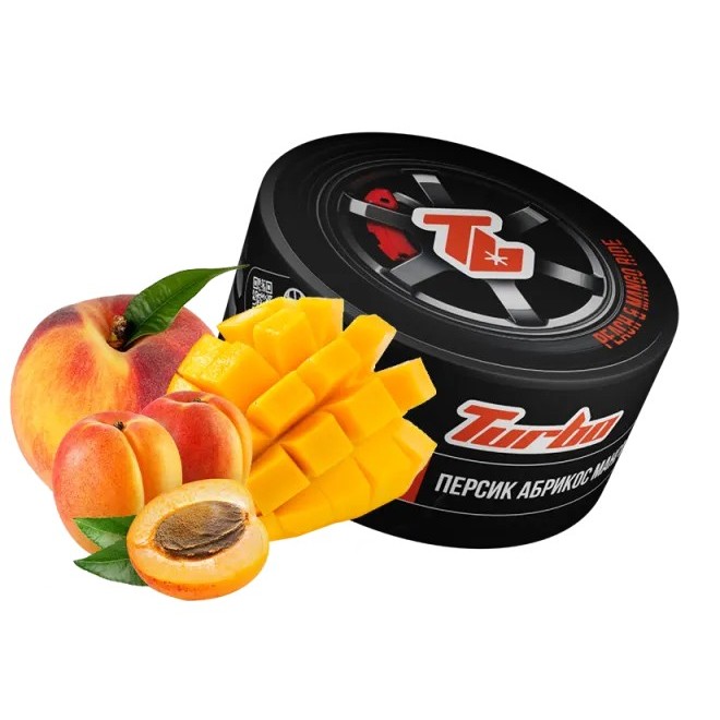 Табак Turbo Peach&Mango Ride (Персик, Абрикос, Манго, 100 г) Табак Turbo Peach&Mango Ride (Персик, Абрикос, Манго, 100 г)