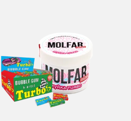 Табак Molfar Virginia line Жвачка Турбо (40 грамм)
