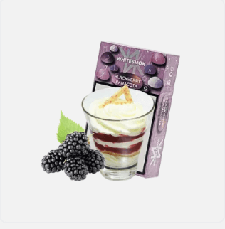 Табак WhiteSmok Blackberry Pannacota (Ежевичная панакота, 50 г)