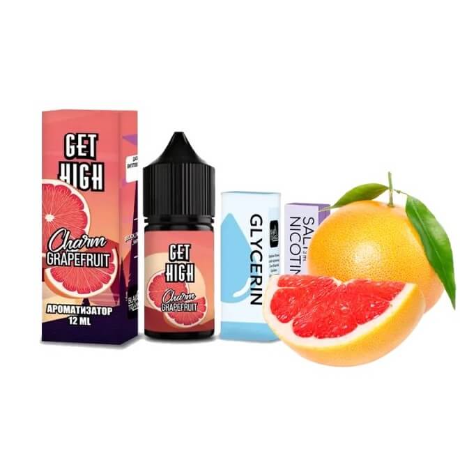 Набор для самозамеса Get High Charm Grapefruit (Чарм Грейпфрут, 30 мл) Набор для самозамеса Get High Charm Grapefruit (Чарм Грейпфрут, 30 мл)