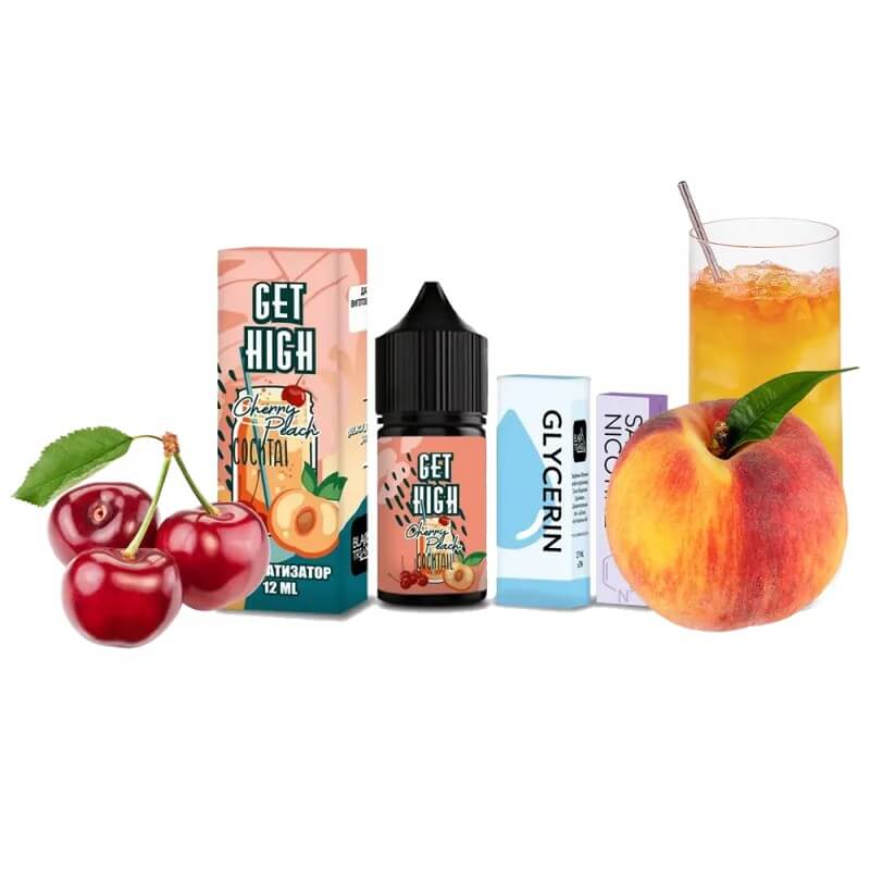 Набор для самозамеса Get High Cherry Peach Cocktail (Вишня, Персик, 30 мл) Набор для самозамеса Get High Cherry Peach Cocktail (Вишня, Персик, 30 мл)